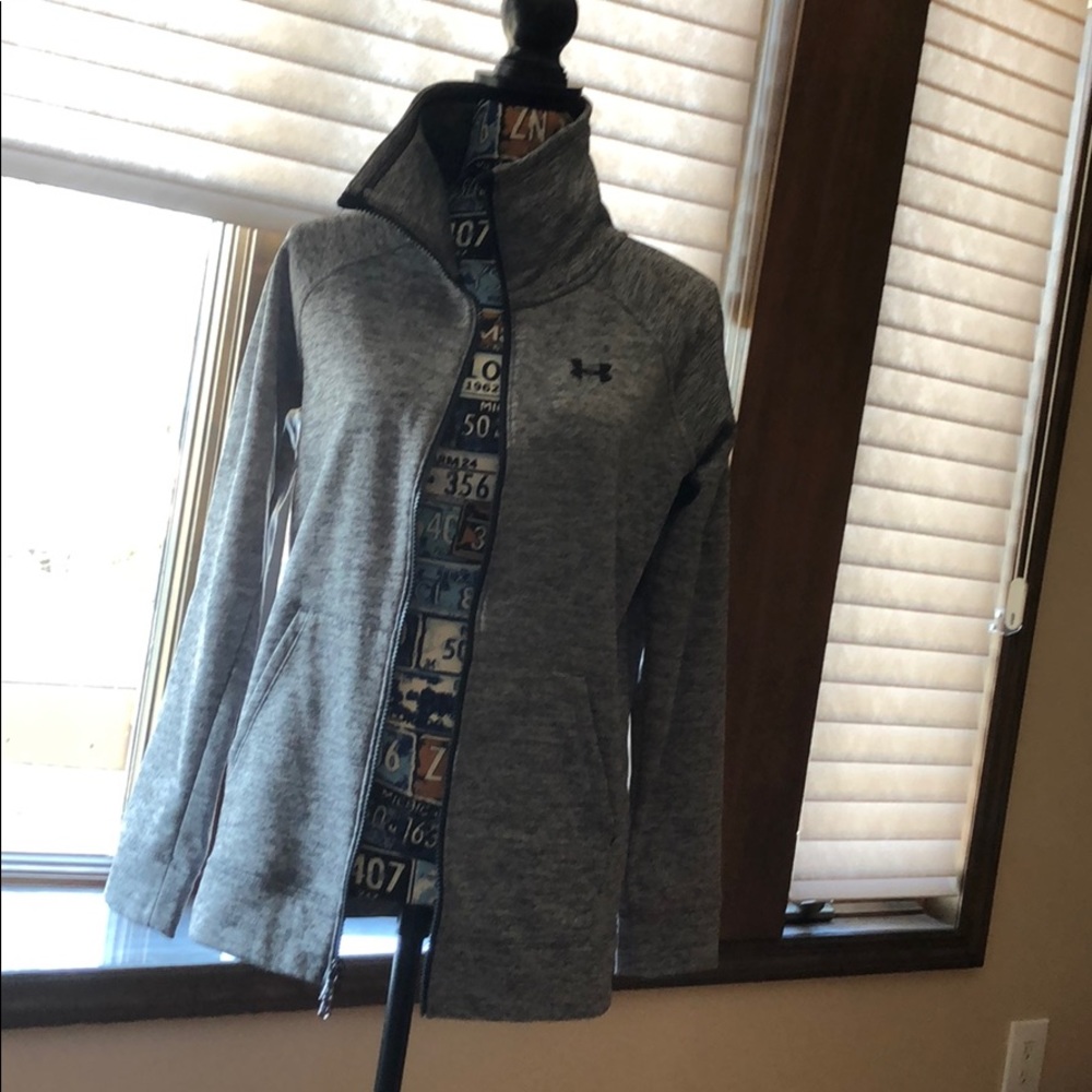 Under armour zipper up sweatshirt
